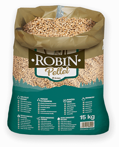 worek pelletu opałowego Robin do kupienia w Chełmży lub sklepie internetowym